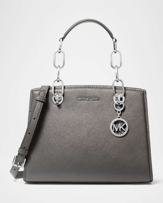 Cynthia Small Leather Satchel Bag